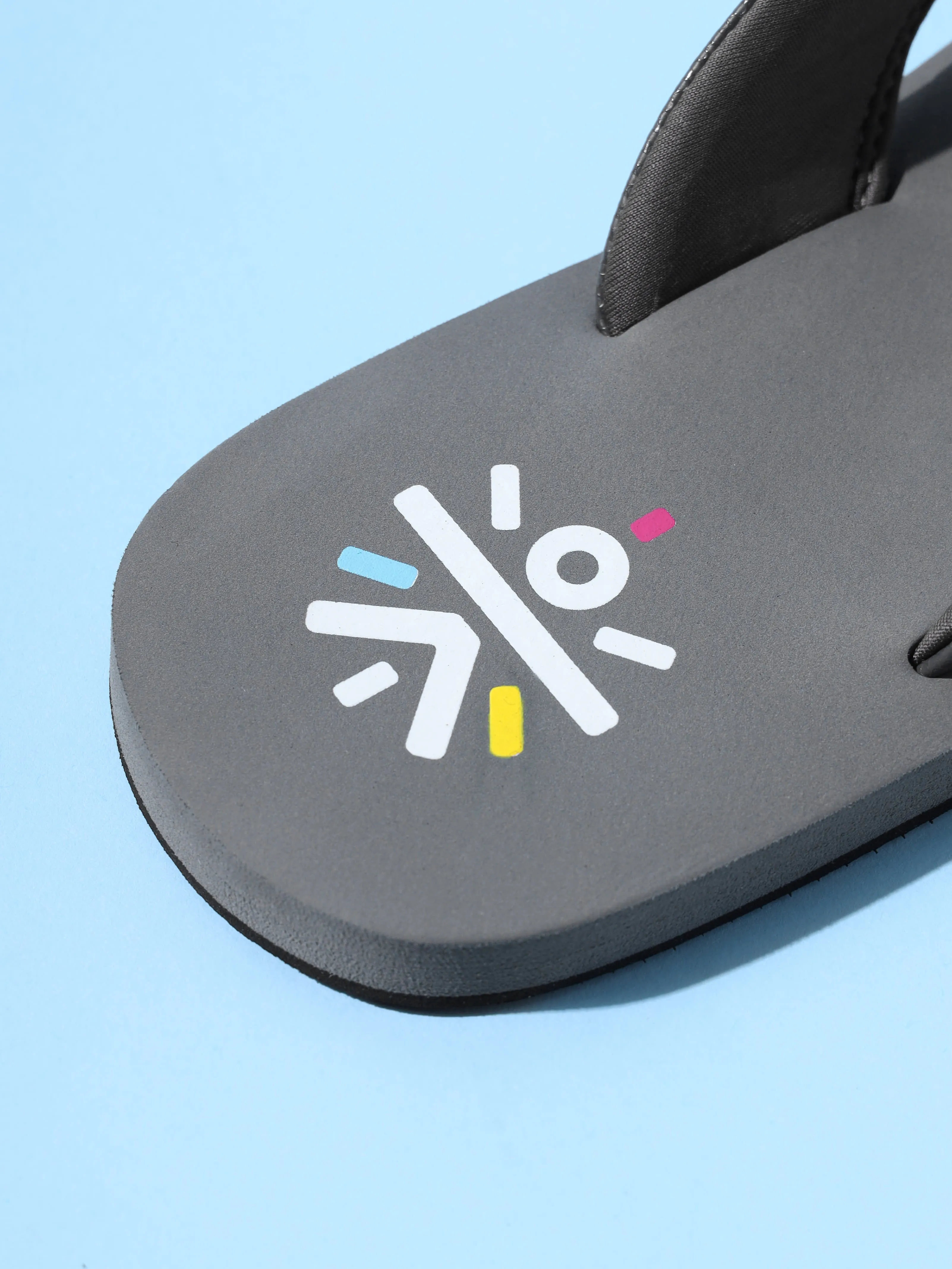 Repose Sweat Absorbing EVA Flip Flops - Dark Grey