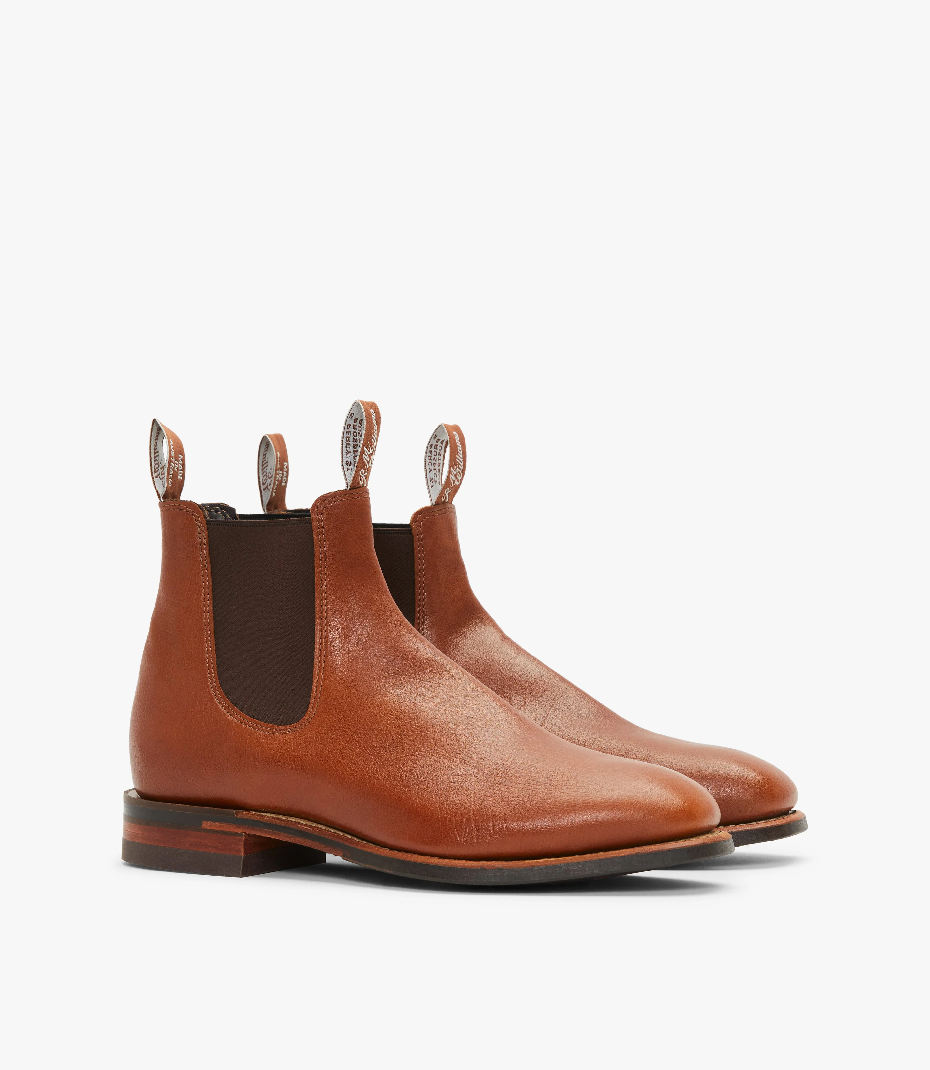R.M.Williams - Dynamic Flex Craftsman - Raw Edge - Kangaroo Leather - Tanbark - G Fit