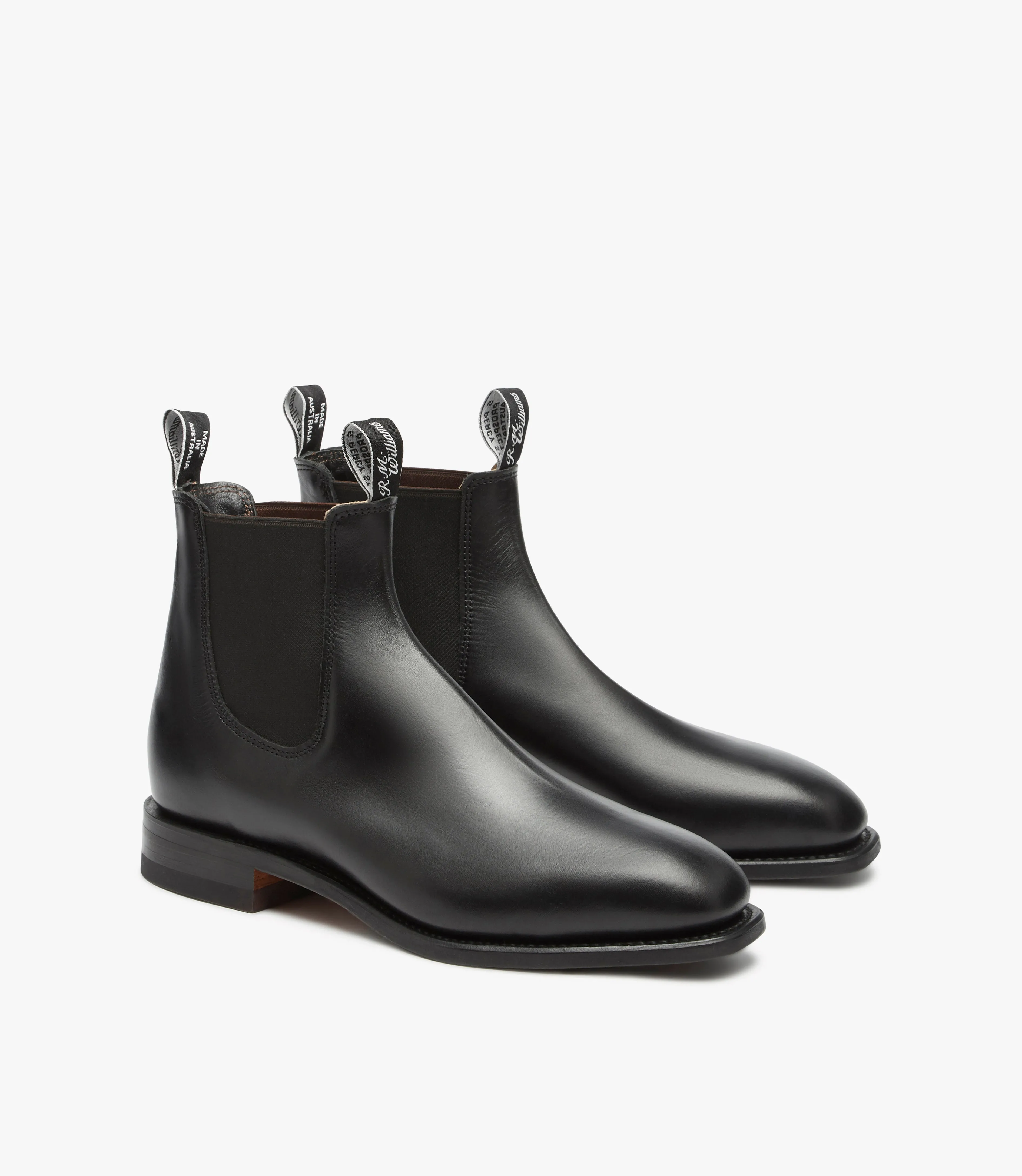 R.M.Williams - Dynamic Flex Craftsman - Yearling Leather - Black - G Fit