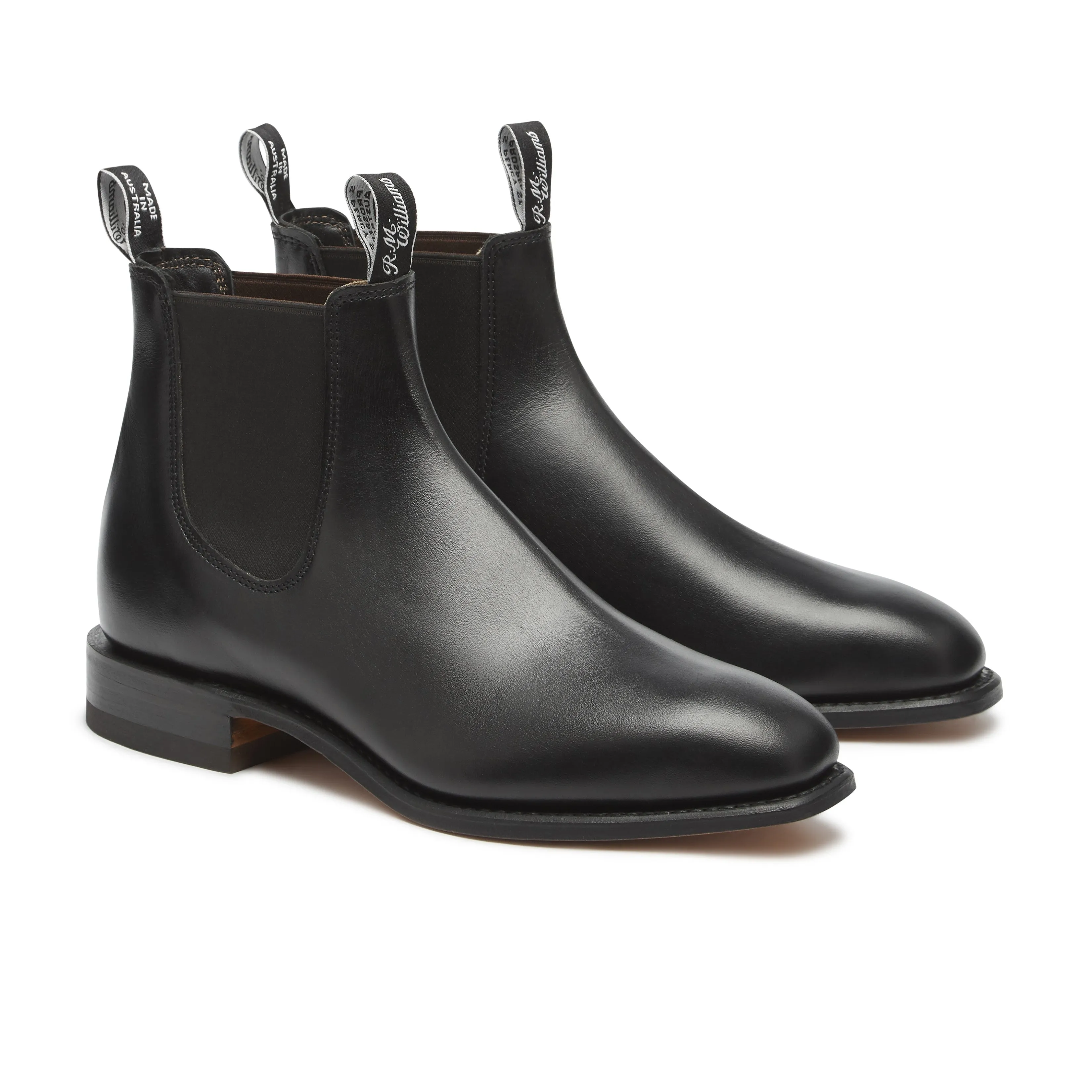 R.M.Williams - Dynamic Flex Craftsman - Yearling Leather - Black - G Fit