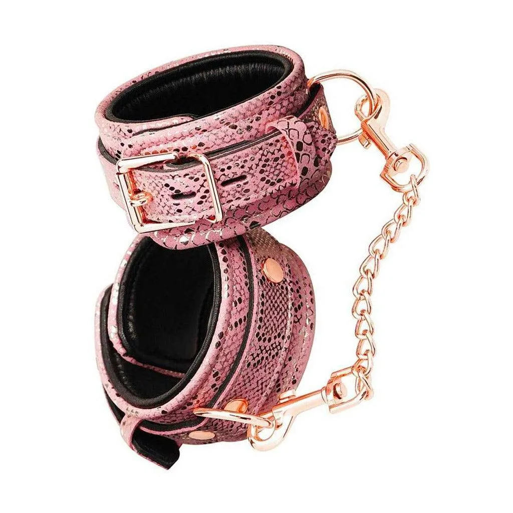 Rose Gold Snake Ankle Cuffs