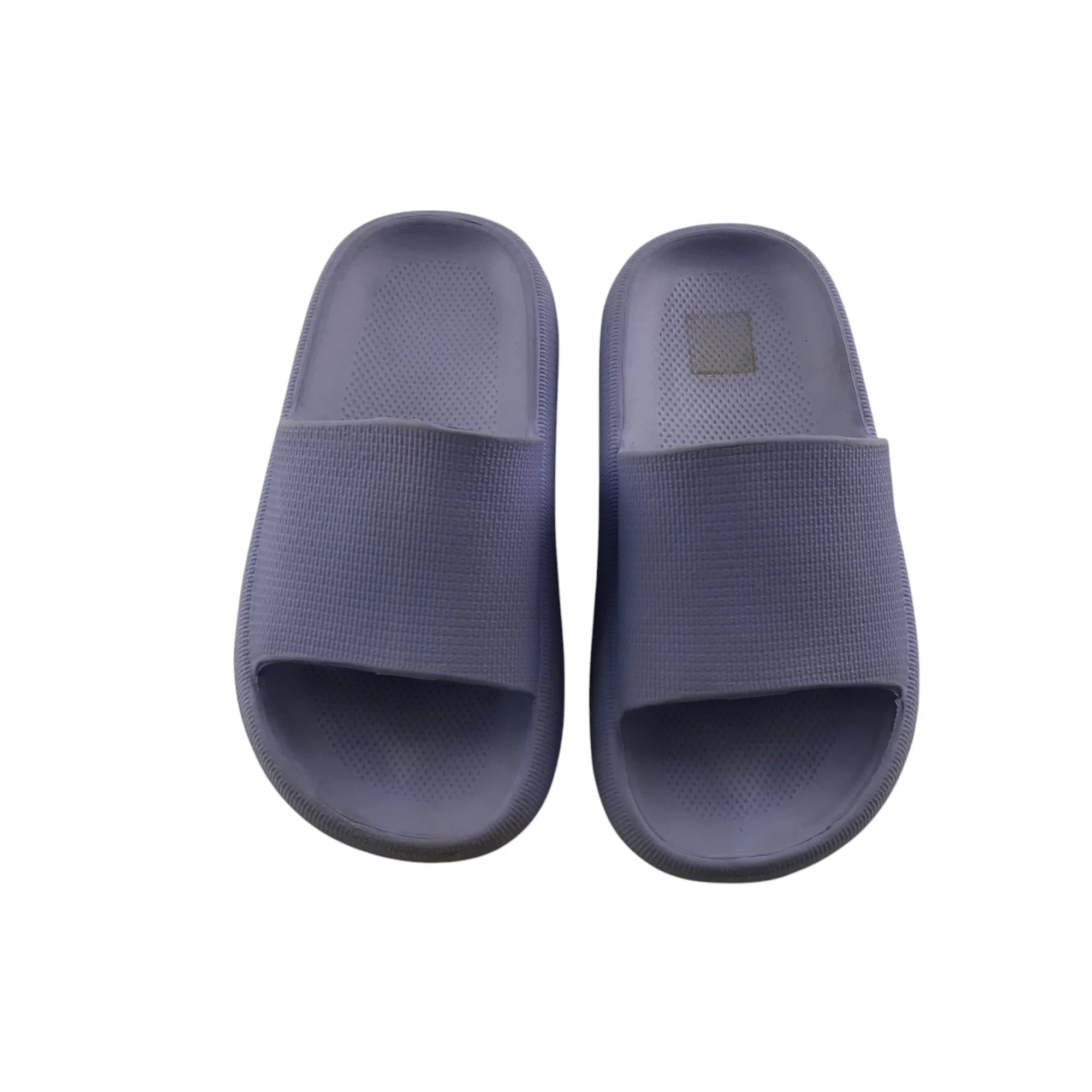 Sandals shoe size 12.5 junior purple plain slip-on