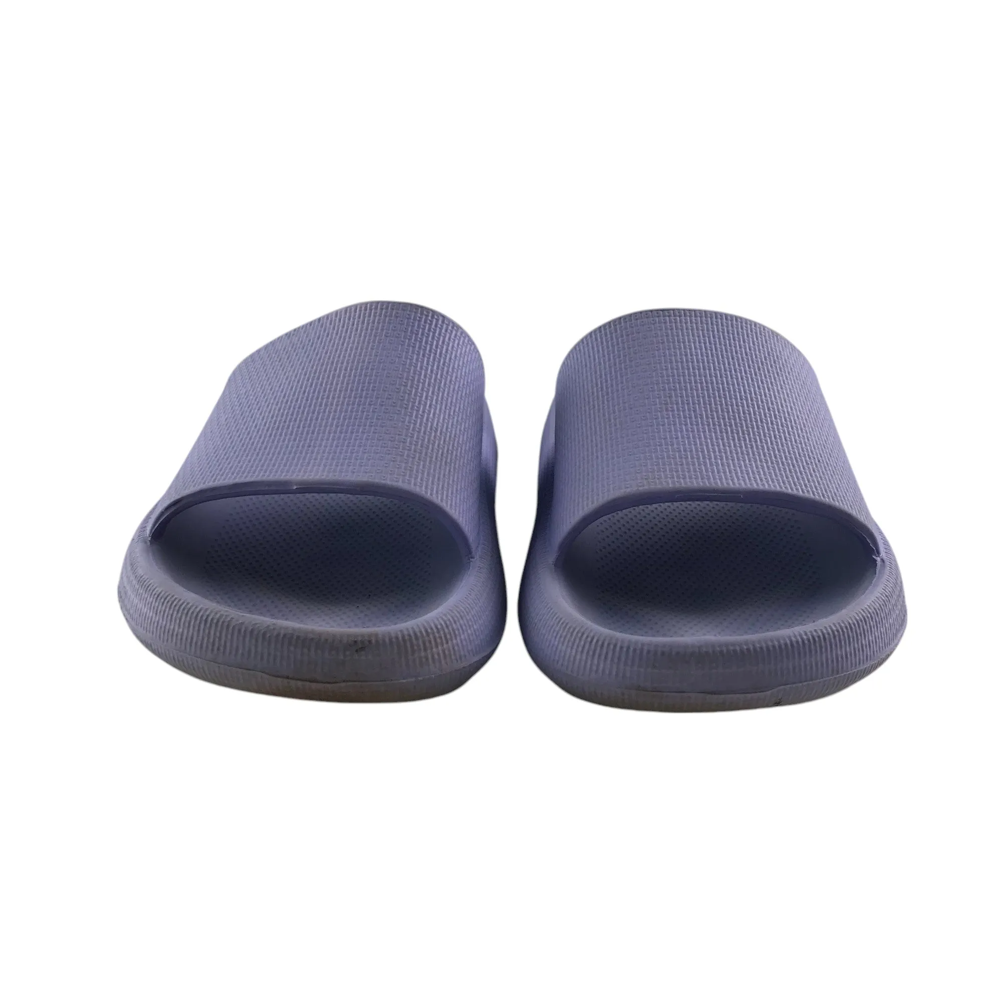 Sandals shoe size 12.5 junior purple plain slip-on