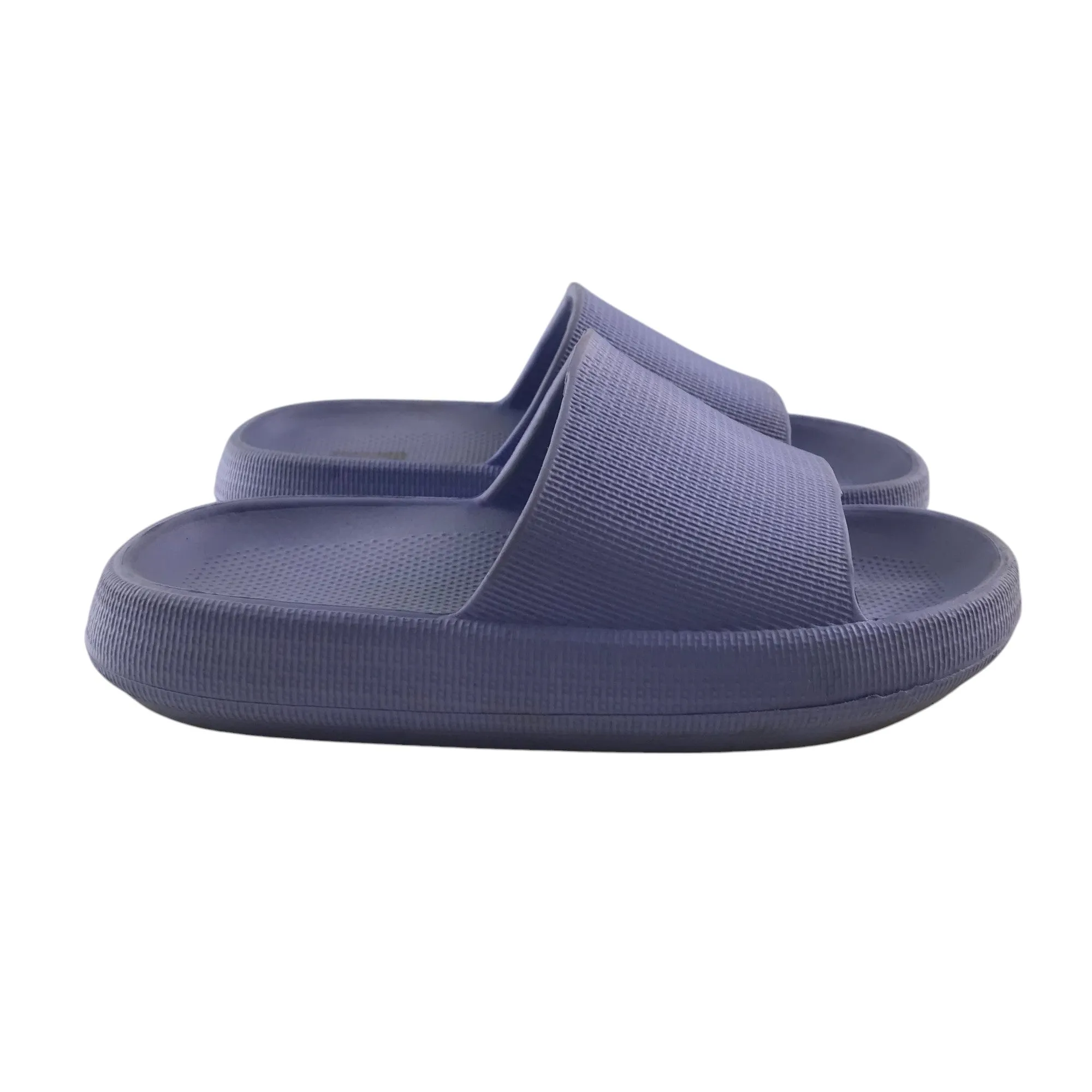 Sandals shoe size 12.5 junior purple plain slip-on