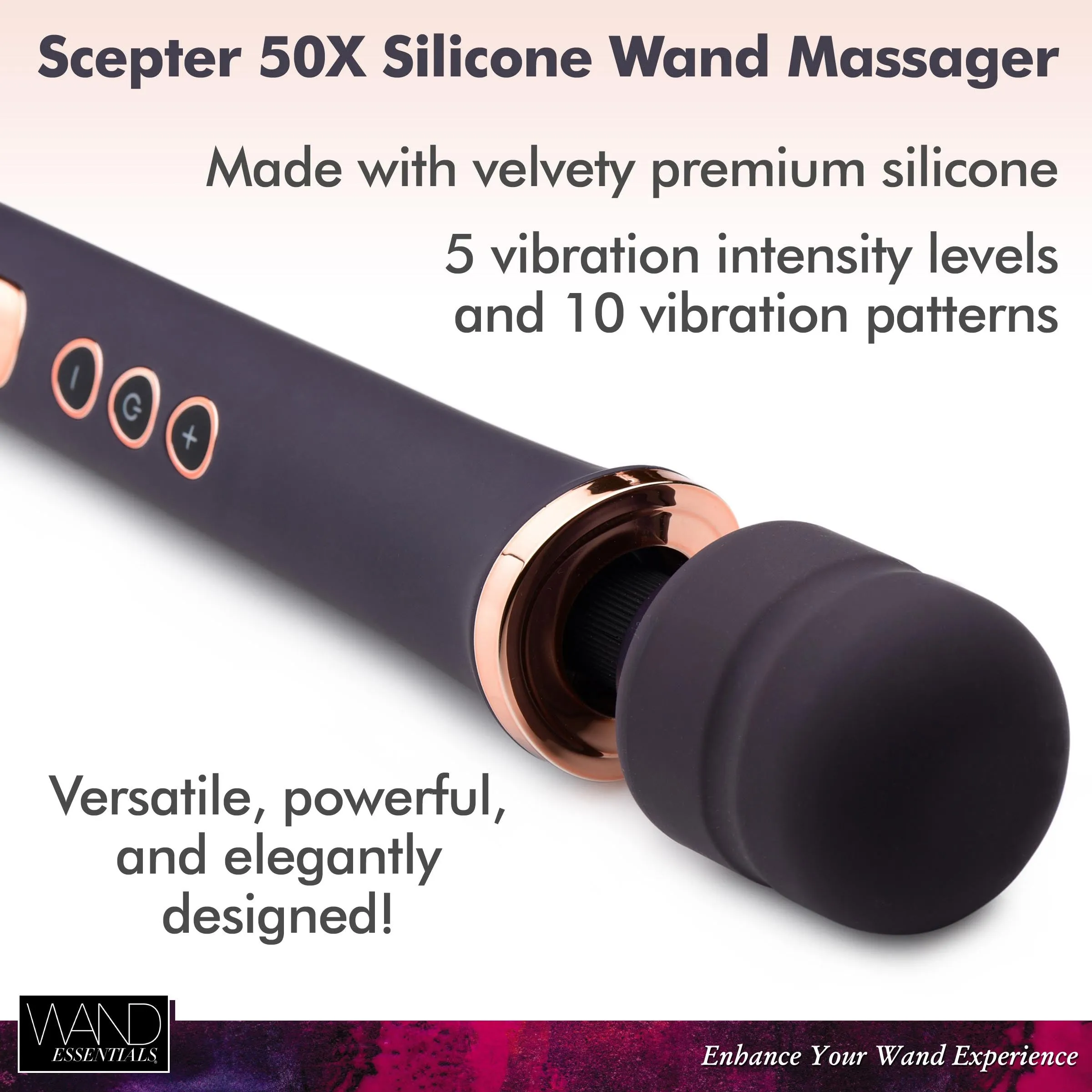 Scepter Silicone Wand Massager