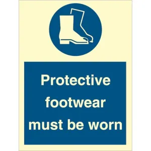Sign IMO Protective footwear must be worn
