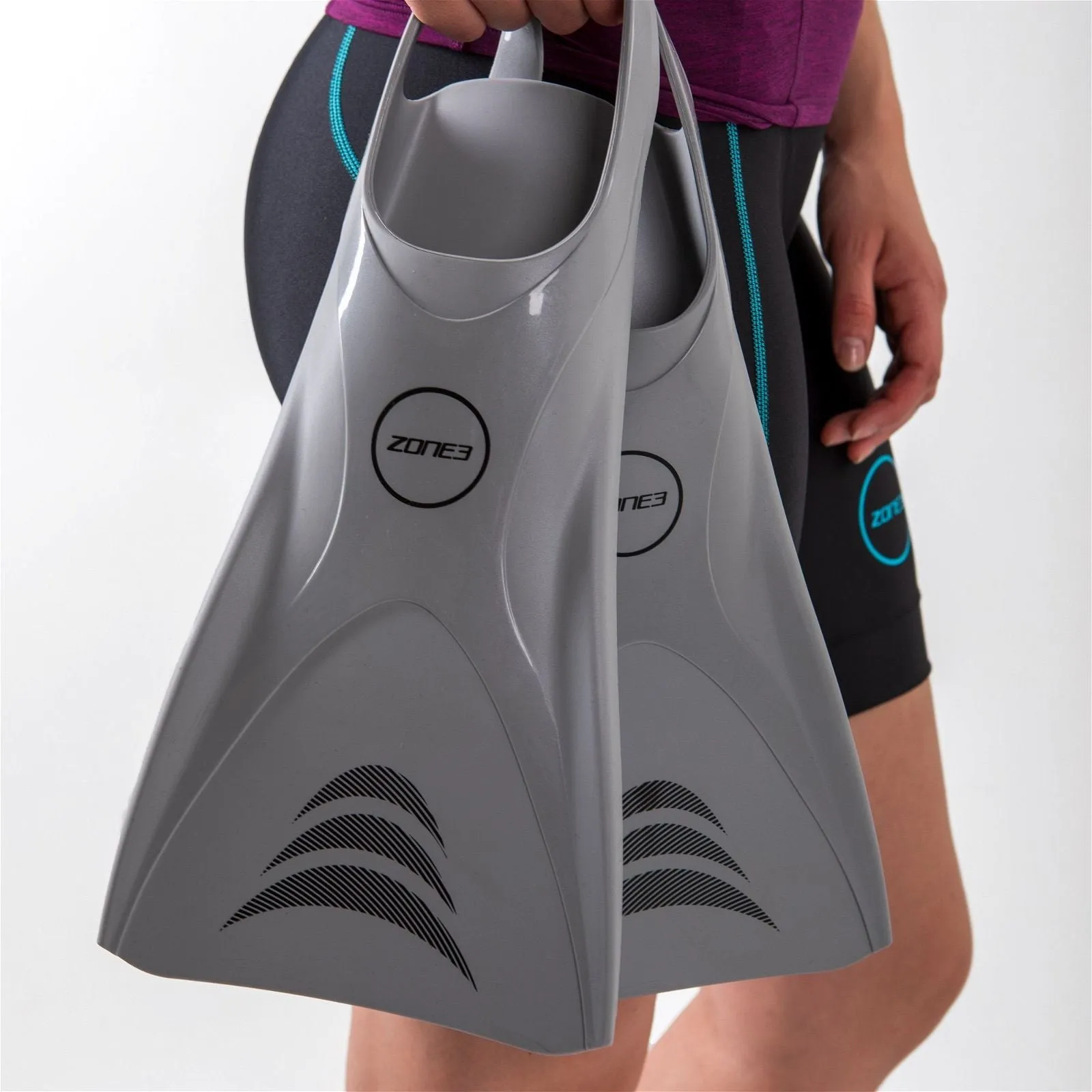 Silicone V-FLEX Ergo Swim Training Fins