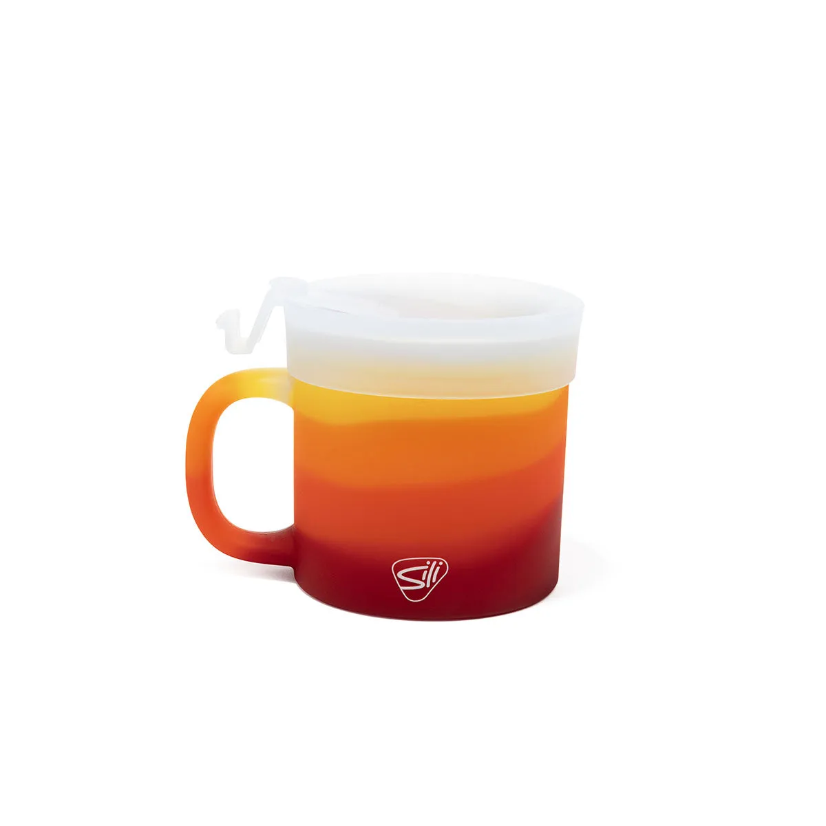Silipint Silicone 16 oz Coffee Mug With Flip Lid
