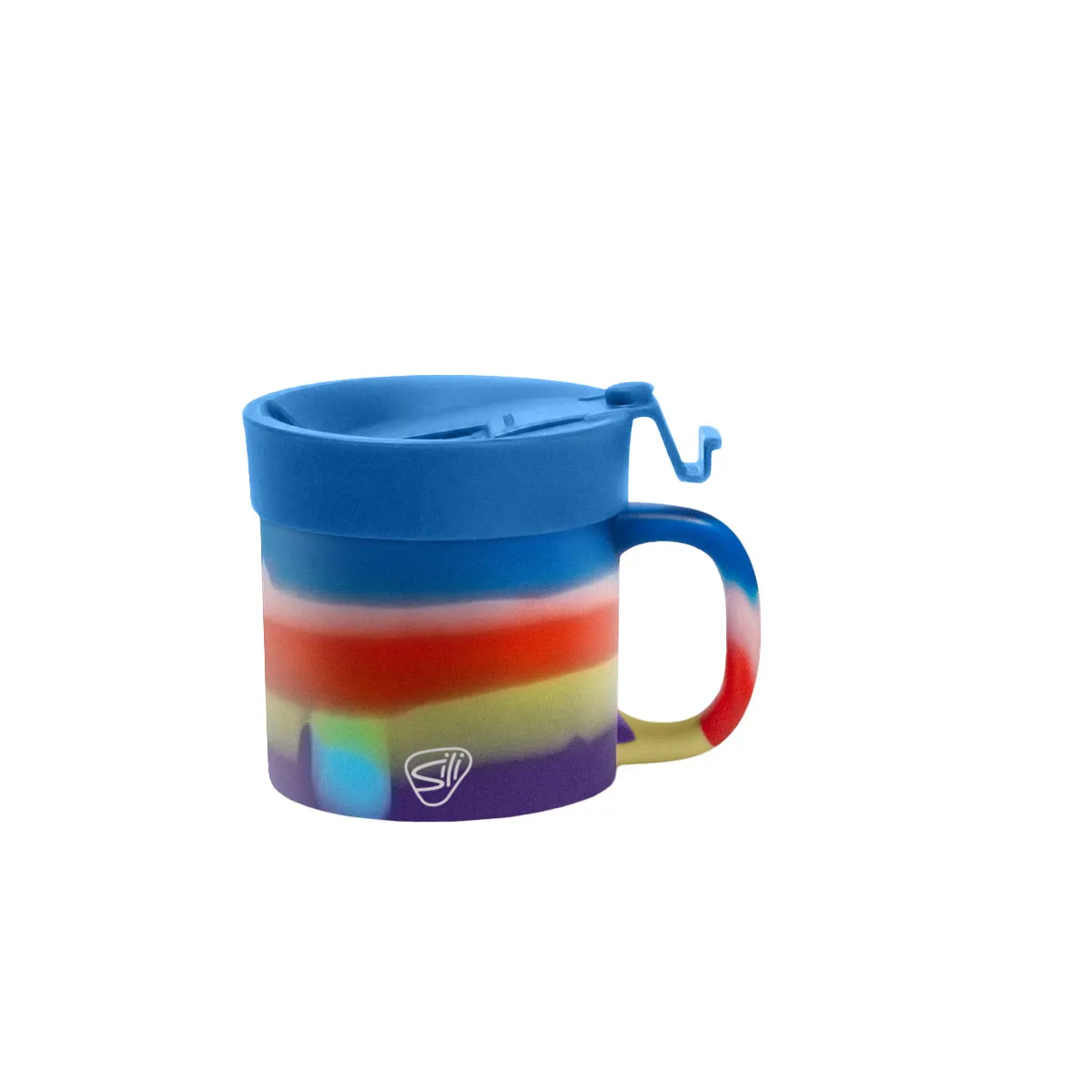 Silipint Silicone 16 oz Coffee Mug With Flip Lid
