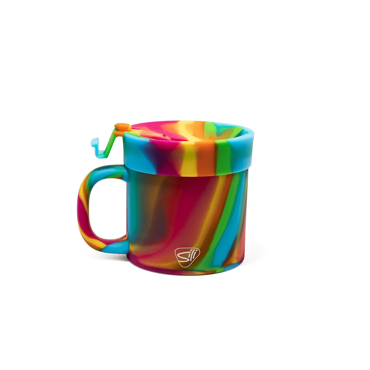 Silipint Silicone 16 oz Coffee Mug With Flip Lid