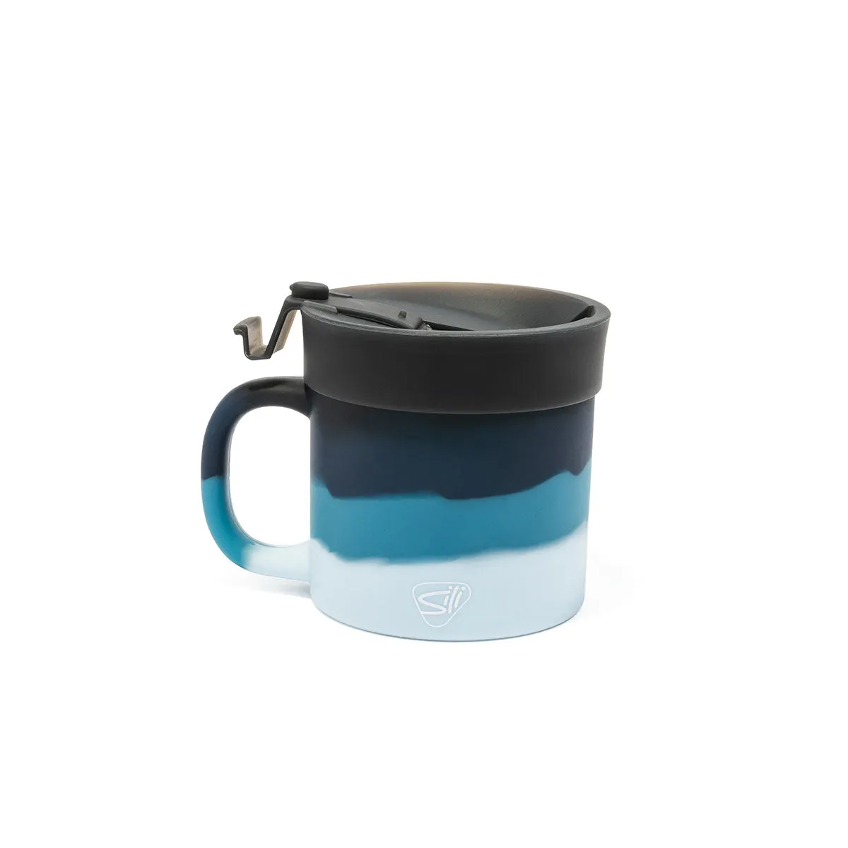 Silipint Silicone 16 oz Coffee Mug With Flip Lid