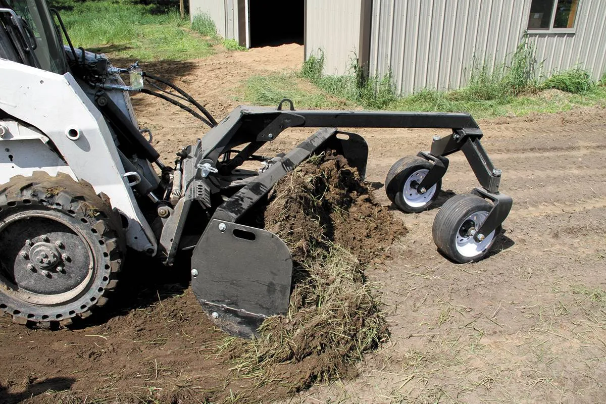 Skid Steer Dozer Blade | Versa Blade-Industrial 6-Way Dozer Blade/Grader/Leveler