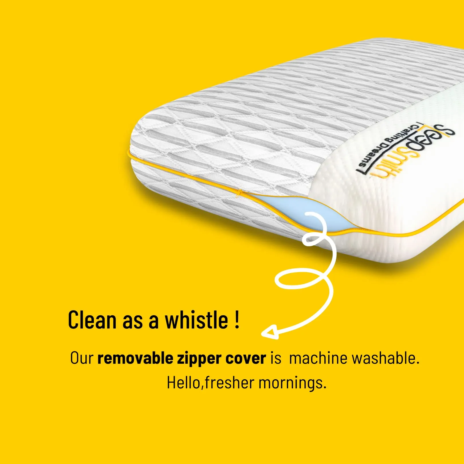 SleepSmith Flip Memory Foam and Graphite Infused Cloud Foam 2-in-1 Reversible Soft and Hard Side Mattress Topper with Pillow Combo Set (Single, 78" x 36" x 2")