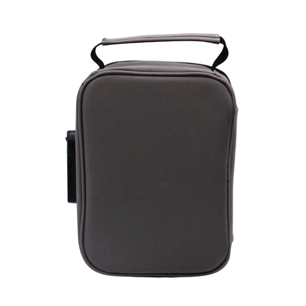 Smell-Proof Premium Stash Bag with Lock by GET LOST - Gray