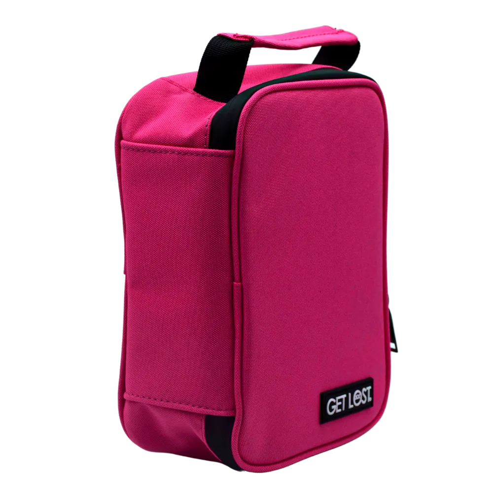 Smell-Proof Premium Stash Bag with Lock by GET LOST - Pink