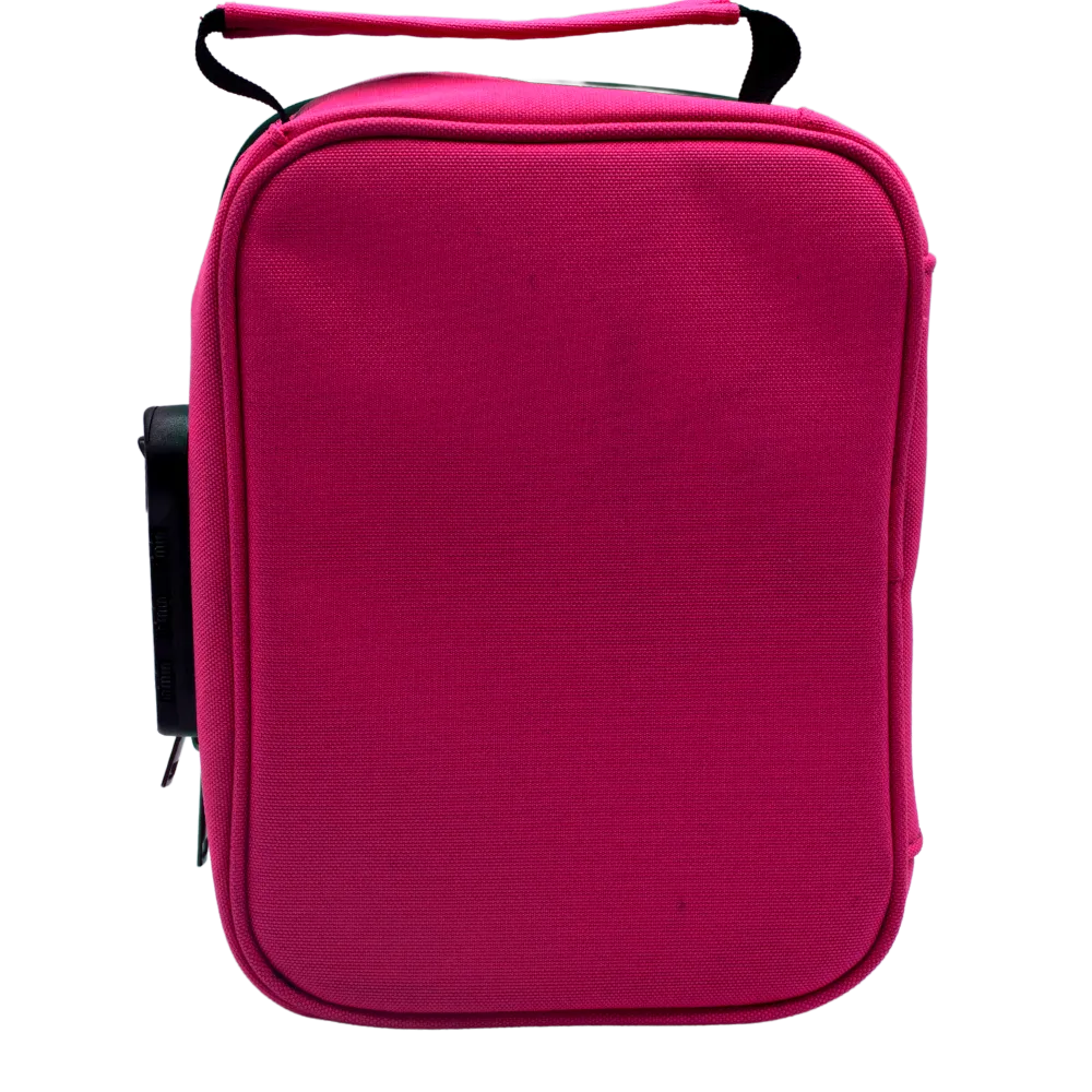 Smell-Proof Premium Stash Bag with Lock by GET LOST - Pink