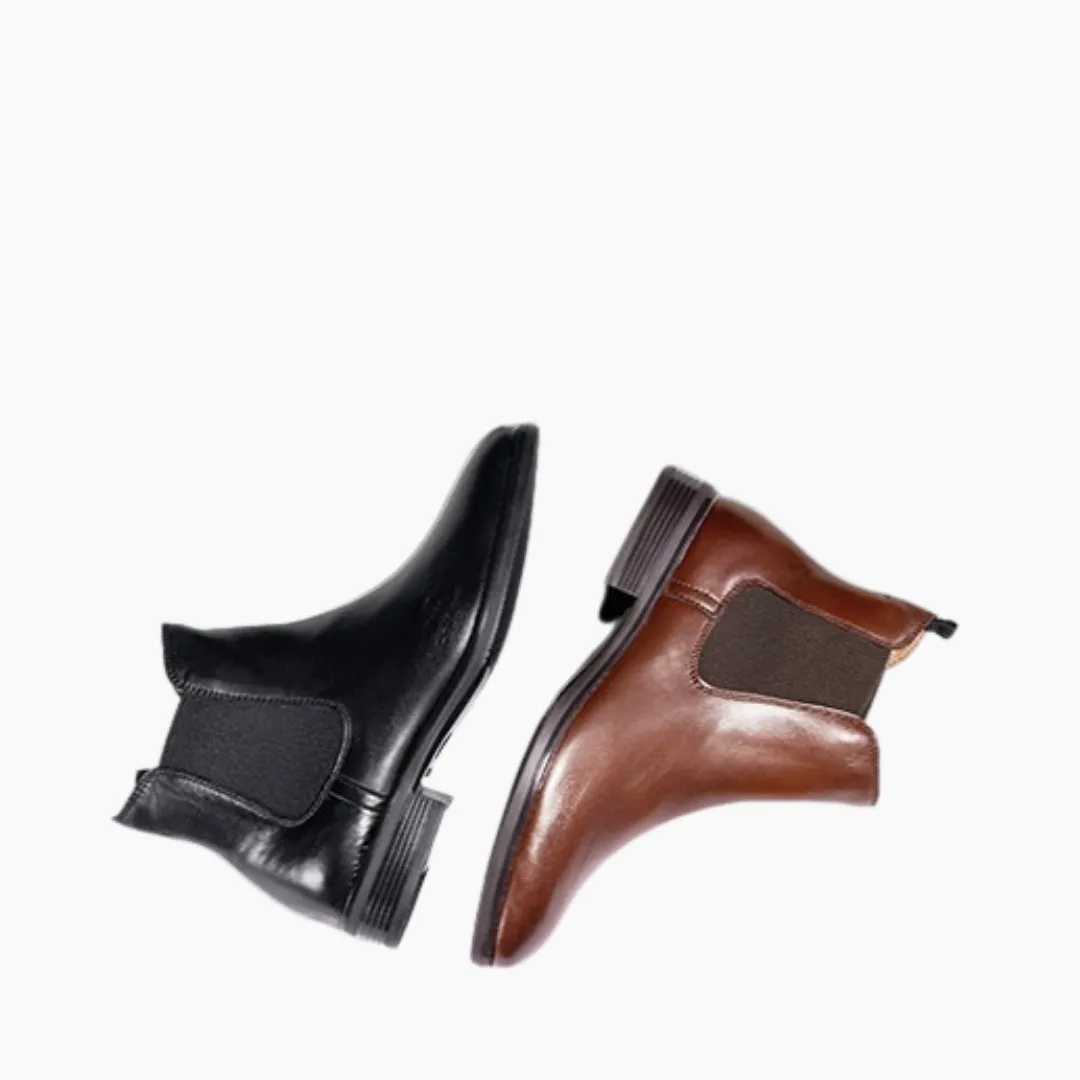 Square-Toe, Non-Slip : Chelsea Boots for Women