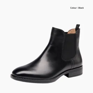 Square-Toe, Non-Slip : Chelsea Boots for Women