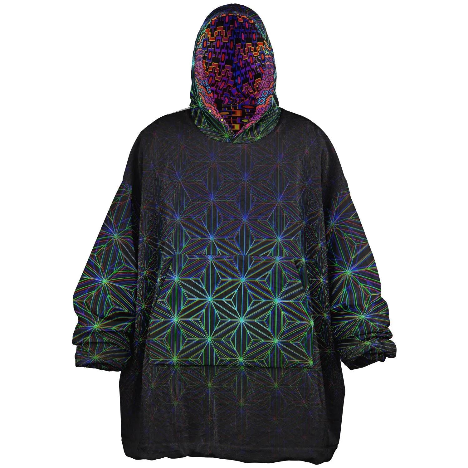 STARSEED RAINBOW Reversible Snug Hoodie - HAKAN HISIM