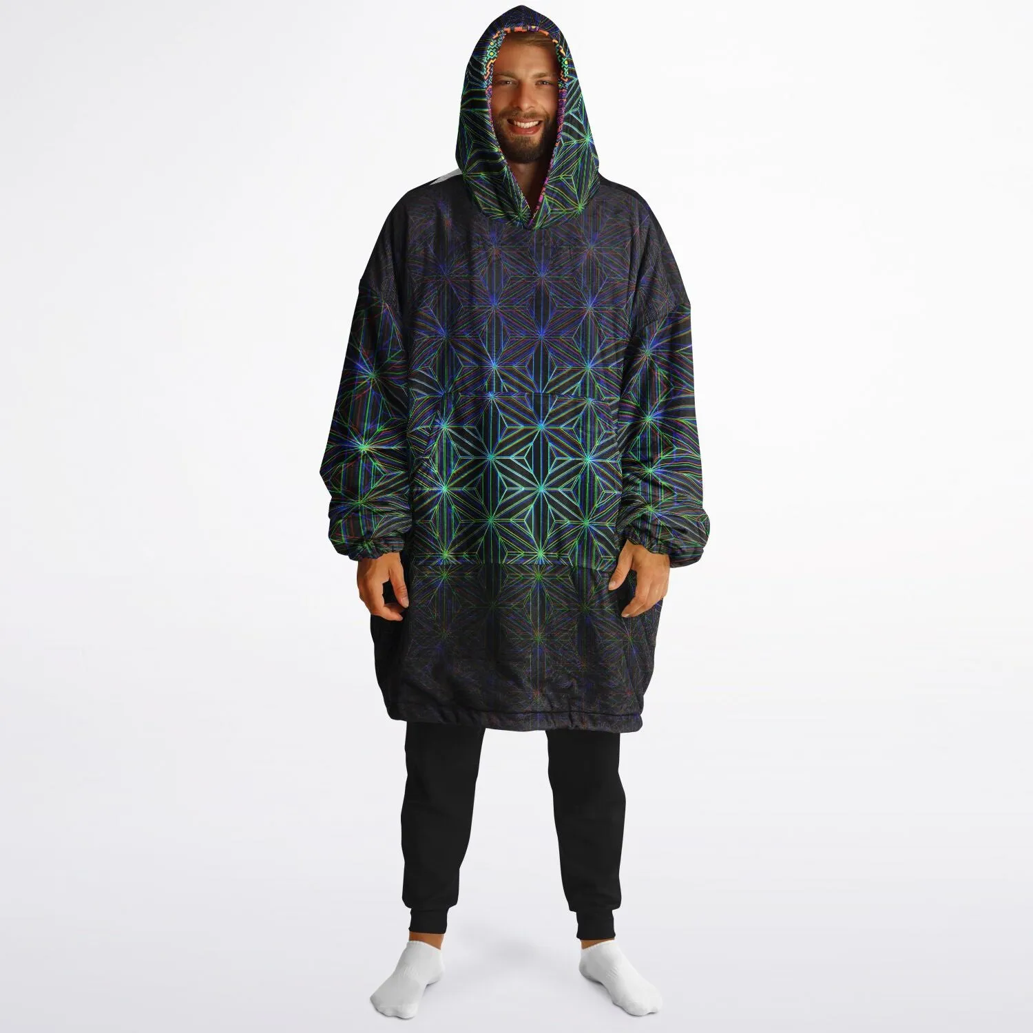 STARSEED RAINBOW Reversible Snug Hoodie - HAKAN HISIM