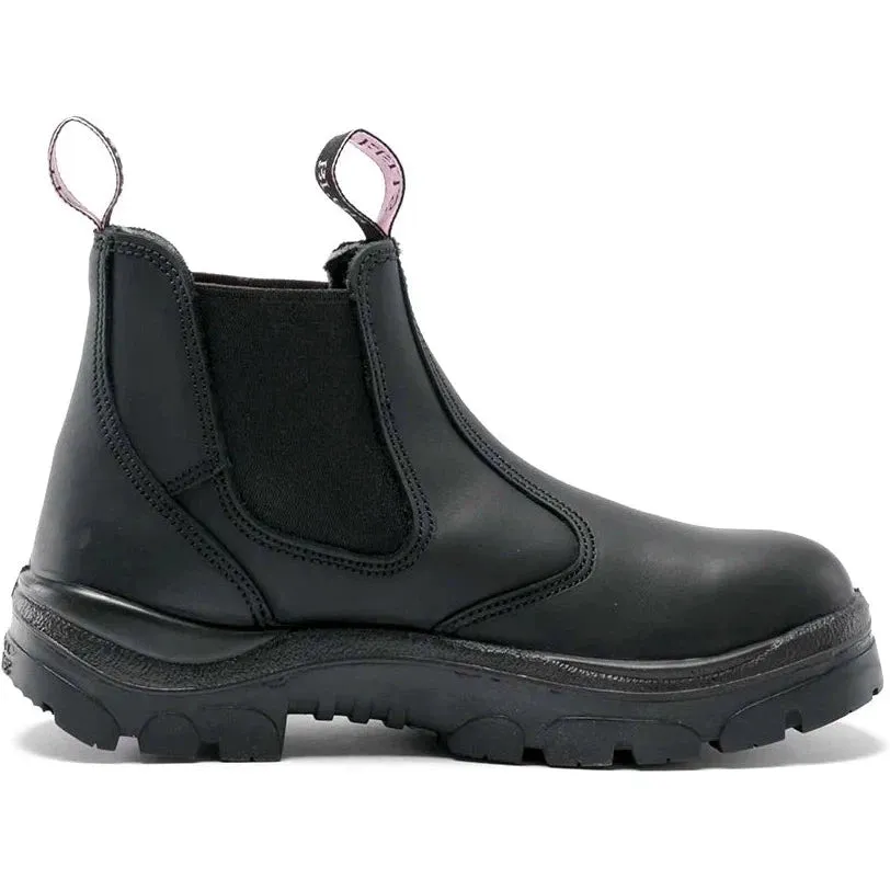 Steel Blue Women's Hobart 6" Soft Toe WP Chelsea Work Boot -Black- 810891