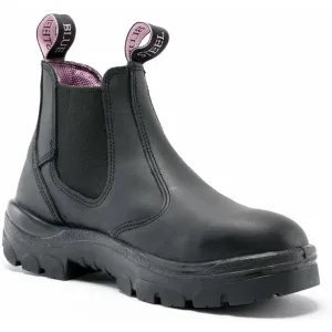 Steel Blue Women's Hobart 6" Soft Toe WP Chelsea Work Boot -Black- 810891