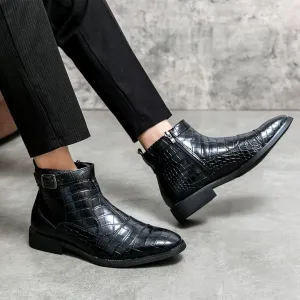 Stylish leather Chelsea boots for men