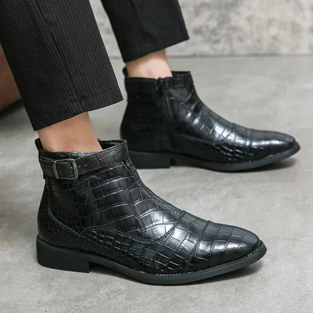 Stylish leather Chelsea boots for men
