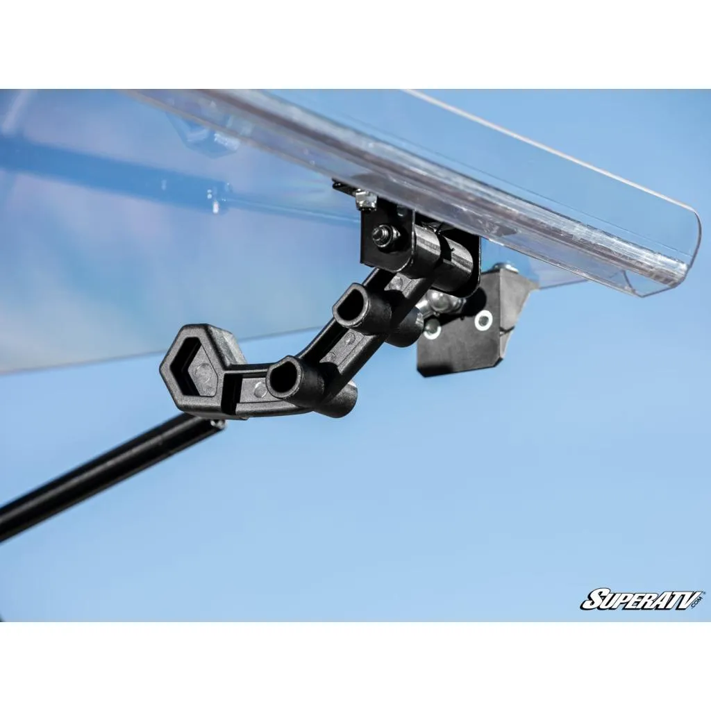 SuperATV Kawasaki MULE PRO-MX Scratch-Resistant Flip Windshield