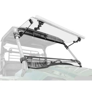 SuperATV Kawasaki MULE PRO-MX Scratch-Resistant Flip Windshield