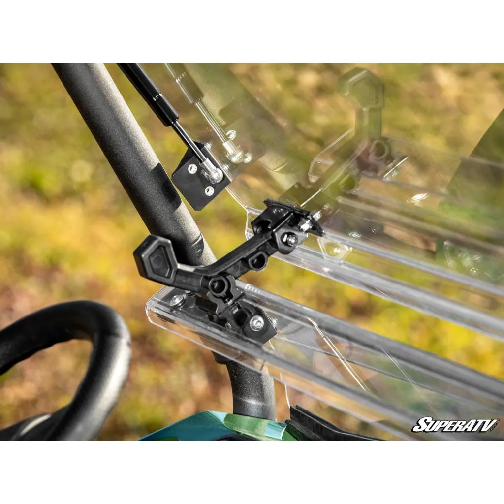 SuperATV Kawasaki MULE PRO-MX Scratch-Resistant Flip Windshield