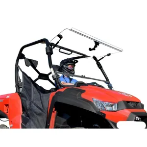 SuperATV Kymco UXV 450 Scratch Resistant Flip Windshield