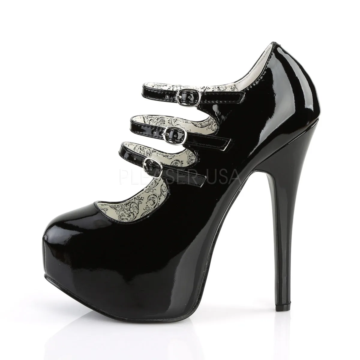 Teeze-05 Black PA Platform Pumps