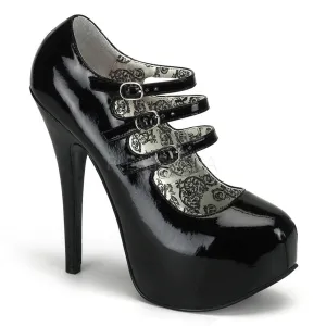 Teeze-05 Black PA Platform Pumps