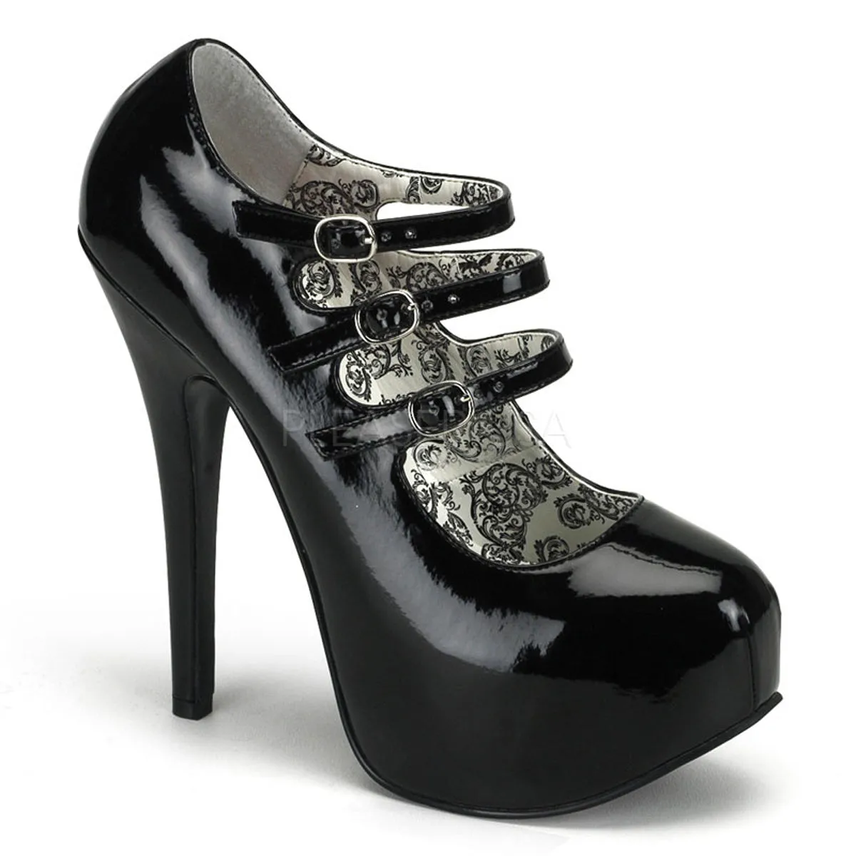 Teeze-05 Black PA Platform Pumps