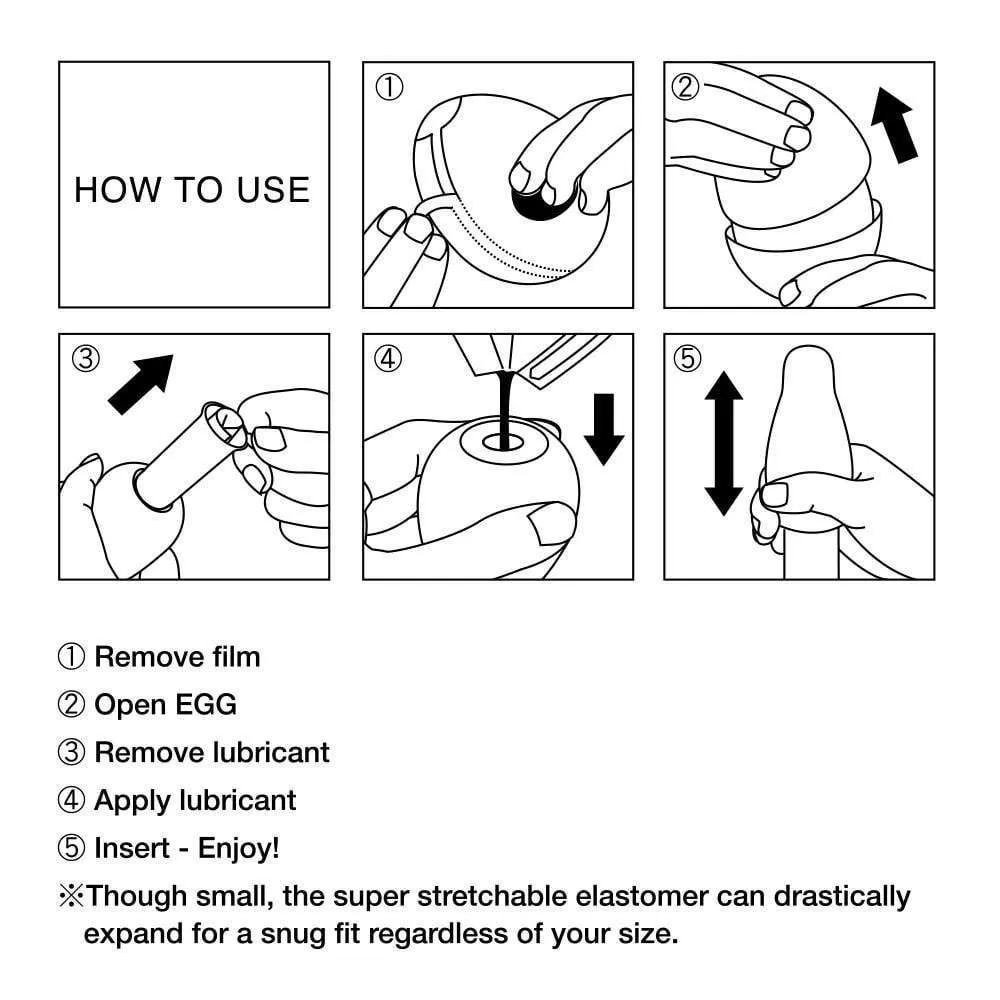 Tenga - New Standard Series Masturbator Egg Stroker