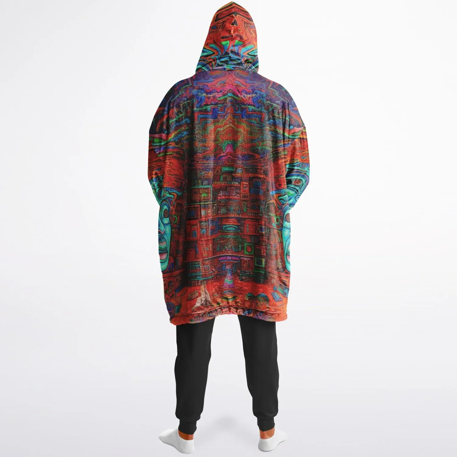 TRIPPY TIMES Reversible Snug Hoodie - LACHLAN WARDLAW X ACIDMATH AI