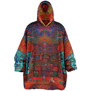 TRIPPY TIMES Reversible Snug Hoodie - LACHLAN WARDLAW X ACIDMATH AI