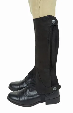 Tuffrider Children's  Saratoga Synthetic Half Chaps