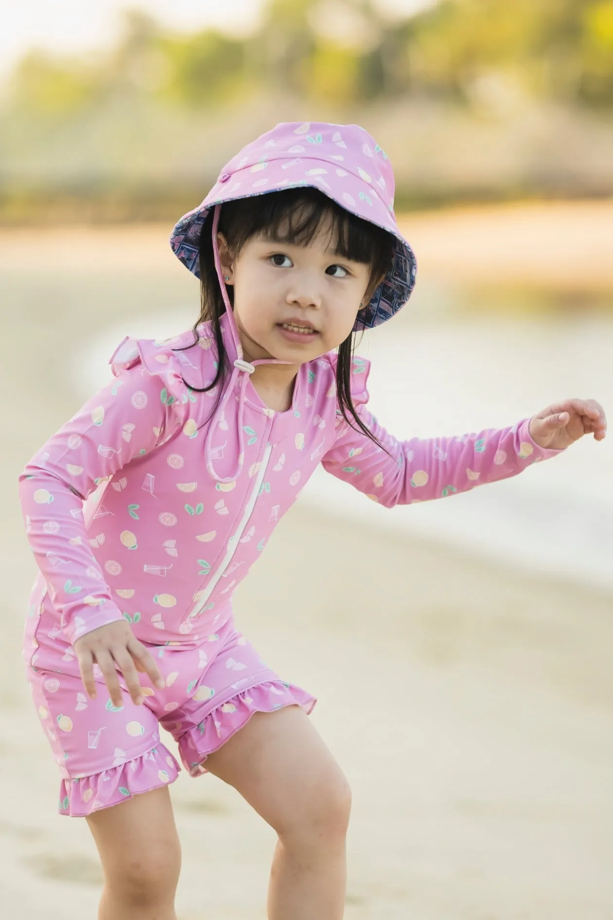 Turtle Island Kids Swim Hat - Reversible