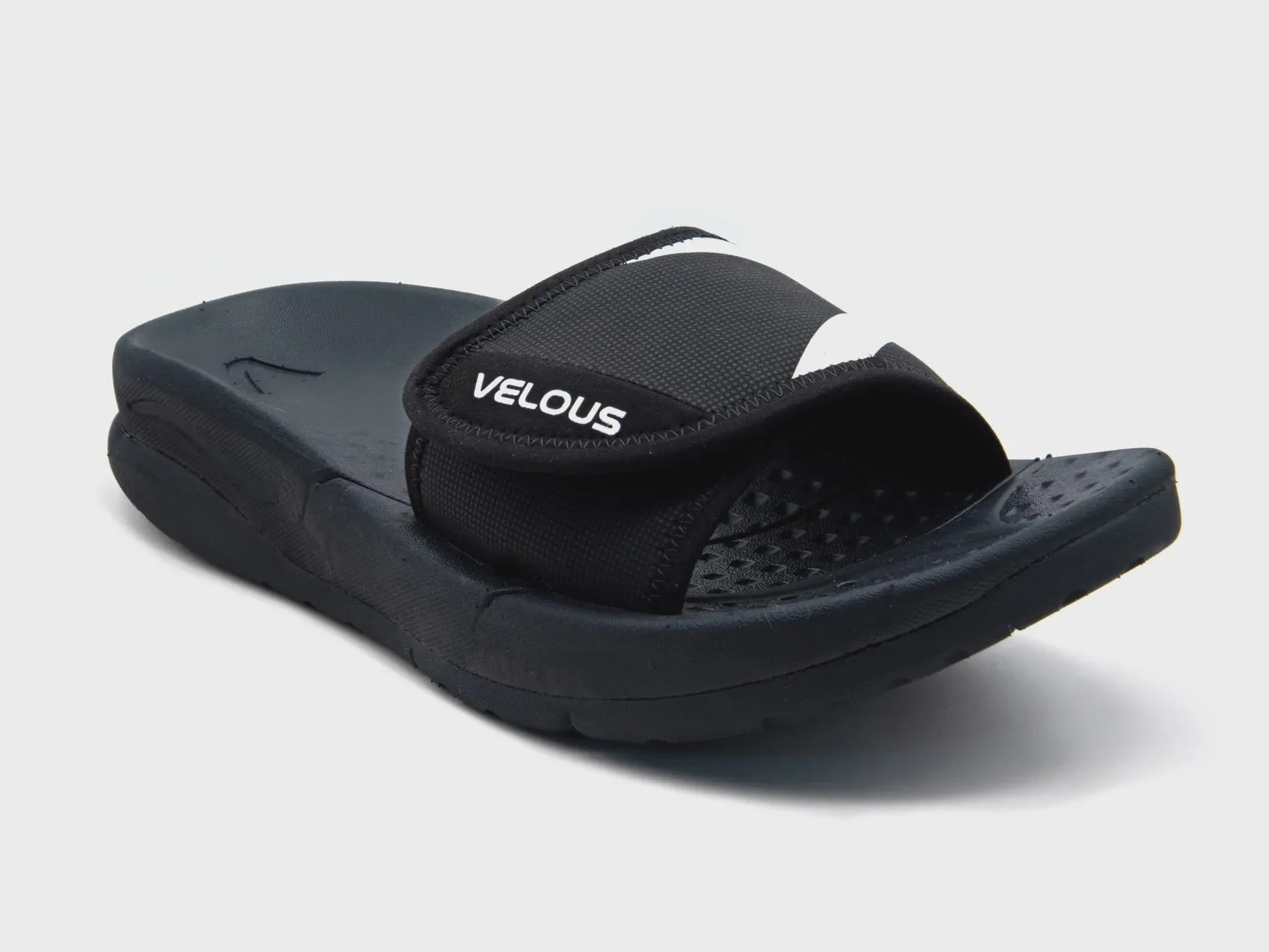Velous Hoya Slide Black White