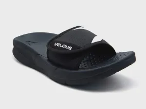 Velous Hoya Slide Black White
