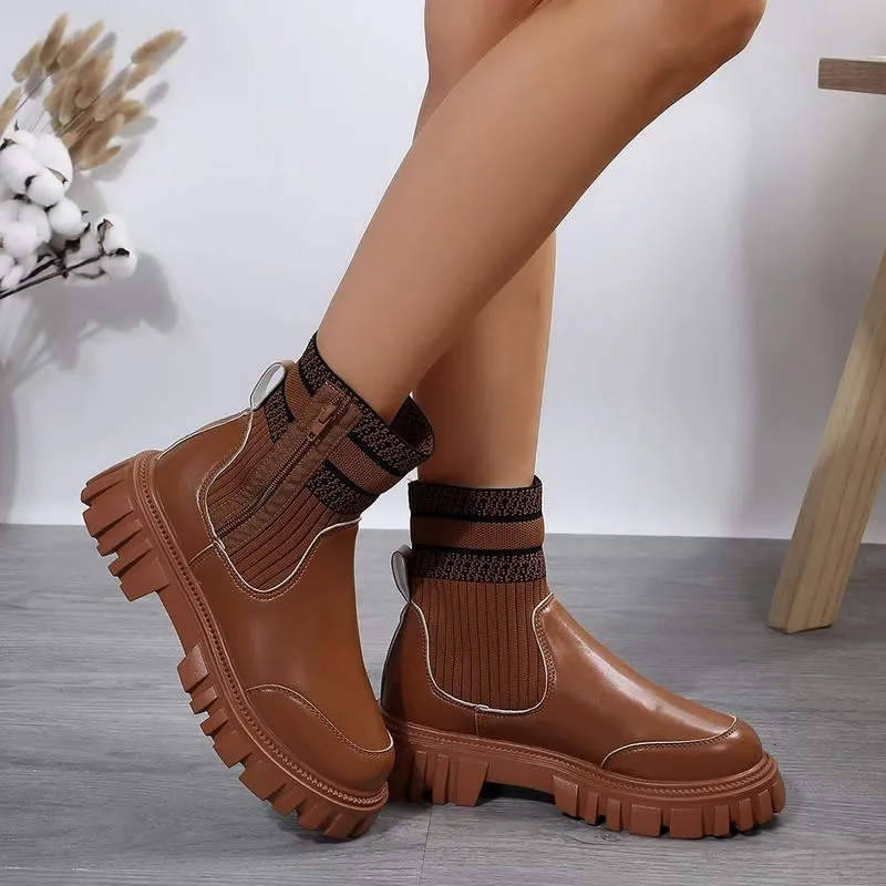 Vibe Platform Chelsea Boots