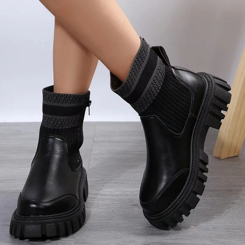 Vibe Platform Chelsea Boots