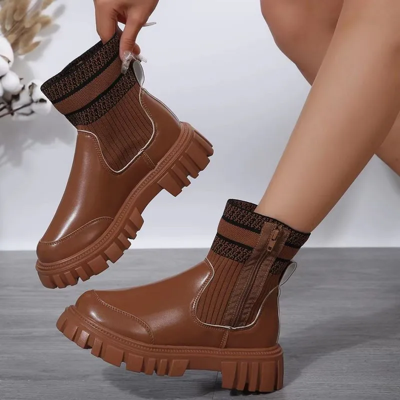 Vibe Platform Chelsea Boots
