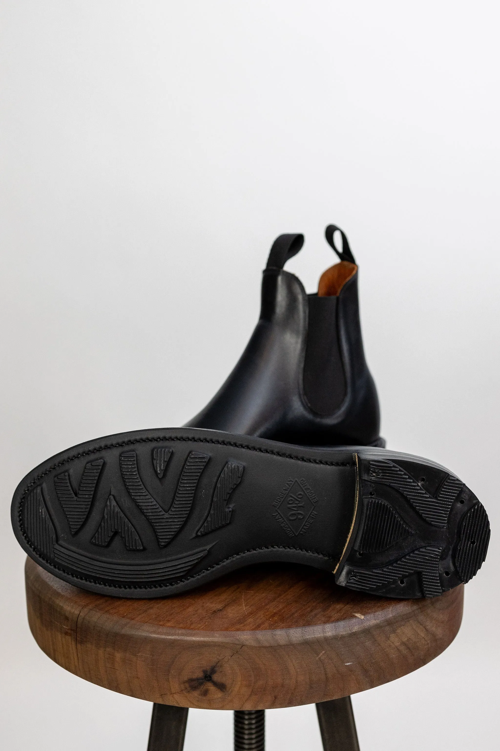 Viberg Chelsea Boot - Nero Vocalou Vitelli