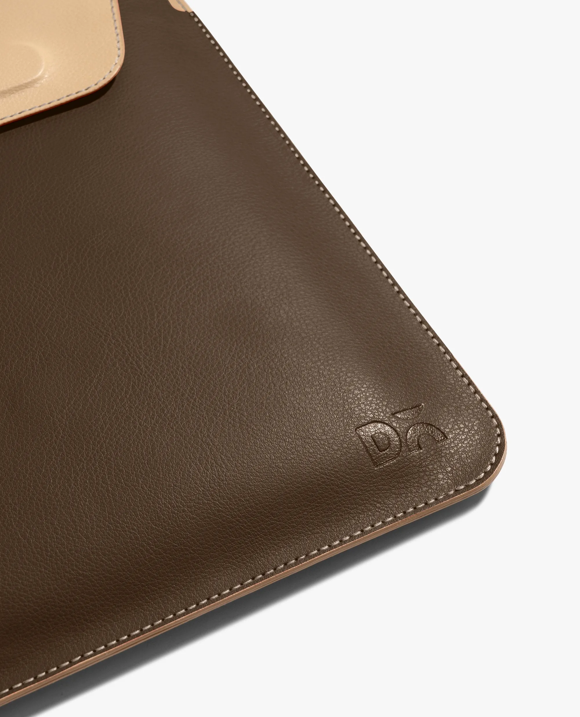 Walnut Brown SnapOn Envelope Sleeve For Macbook Pro 40.64cm (16 inch)