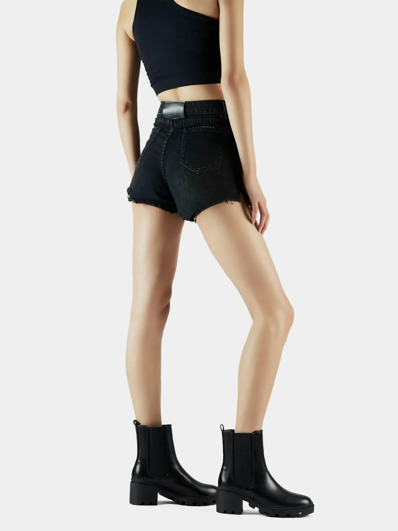 Women Platform Chunky Heel Boots