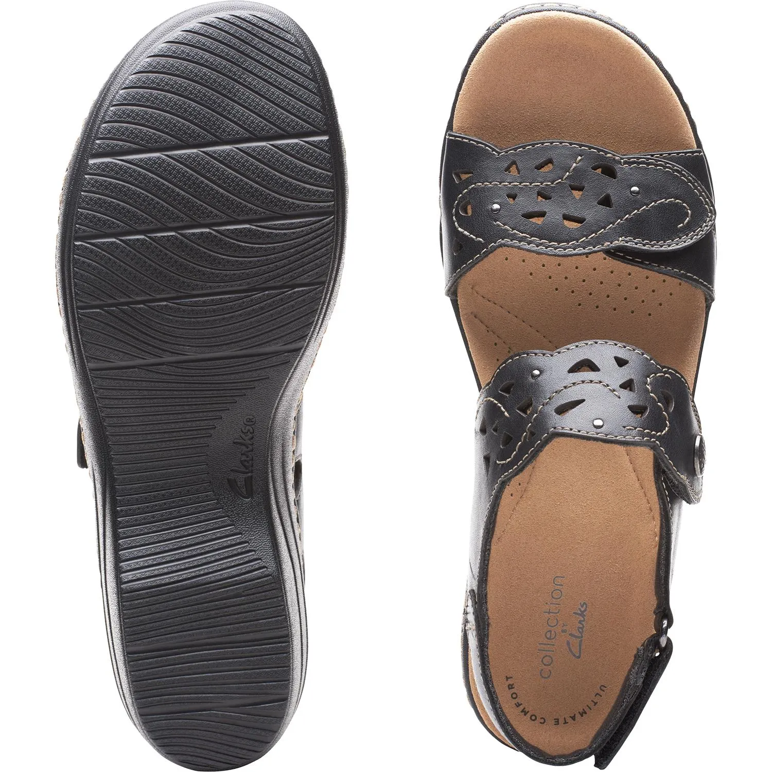 Women's Clarks Merliah Dove Black Leather