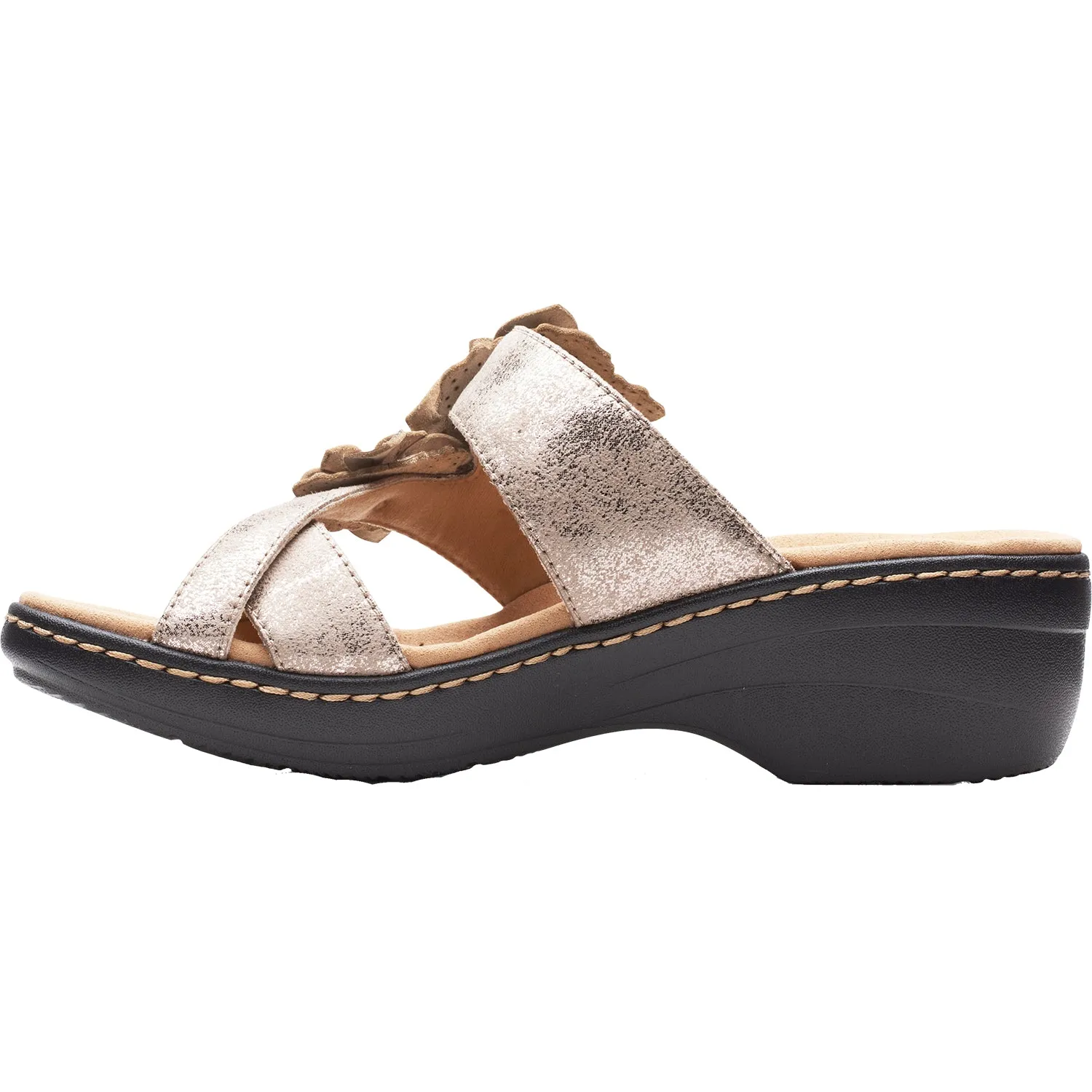 Women's Clarks Merliah Violet Metallic Synthetic